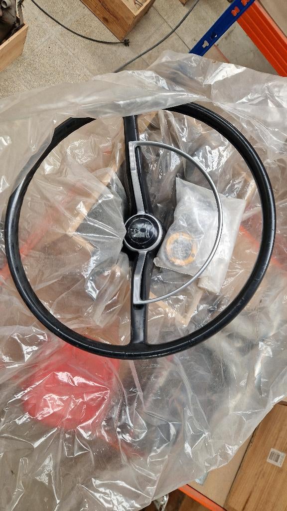 Volant vintage original — VW cox coccinelle (avant 1967), Enlèvement, Utilisé