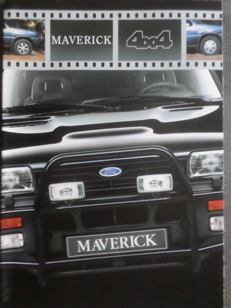 Ford Maverick 1993 Brochure, Ophalen of Verzenden, Ford