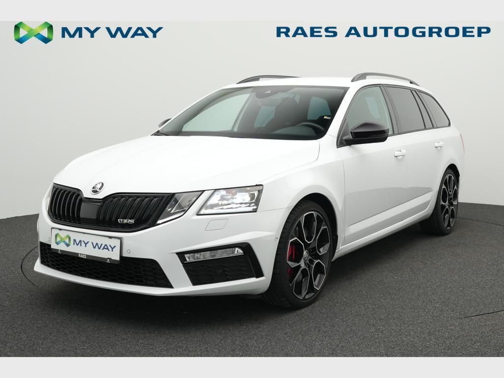 Skoda Octavia Combi RS Octavia SW RS 2.0 TFSI RS245 DSG (EU6, Auto's, Automaat, Wit, Break, Lederen bekleding