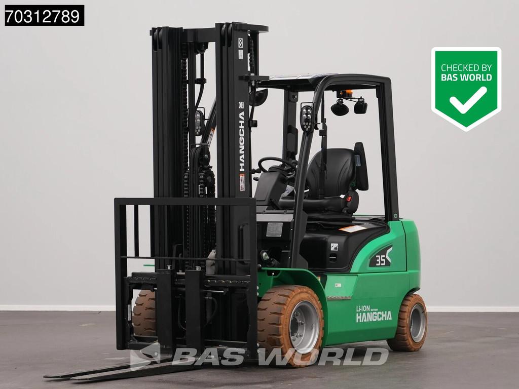 Hangcha CPD35 Electric Forklift - Li-ion - Triplex - Free li, Articles professionnels, Machines & Construction | Chariots élévateurs & Transport interne