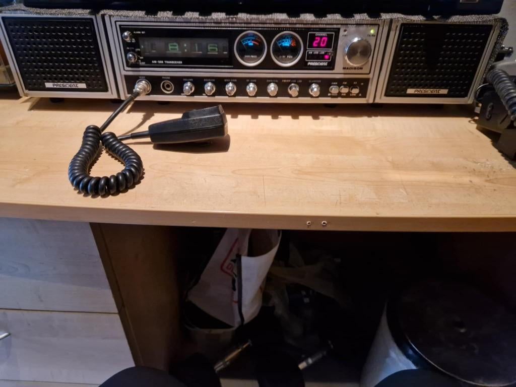 President Madison, Telecommunicatie, Ophalen, Gebruikt, Zender en Ontvanger