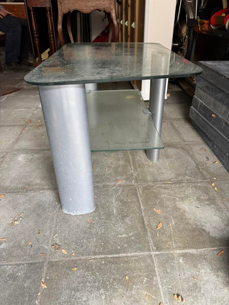 Table de television, Huis en Inrichting, Tafels | Salontafels, Zo goed als nieuw, Glas, Ophalen