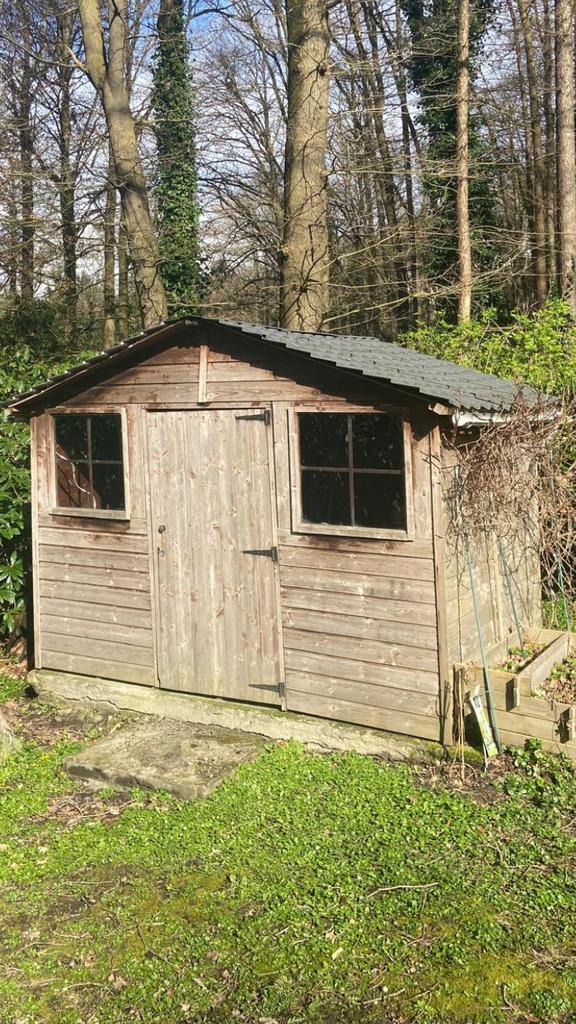 Abris de jardin, Jardin & Terrasse, 200 à 400 cm, Enlèvement, Utilisé, Bois