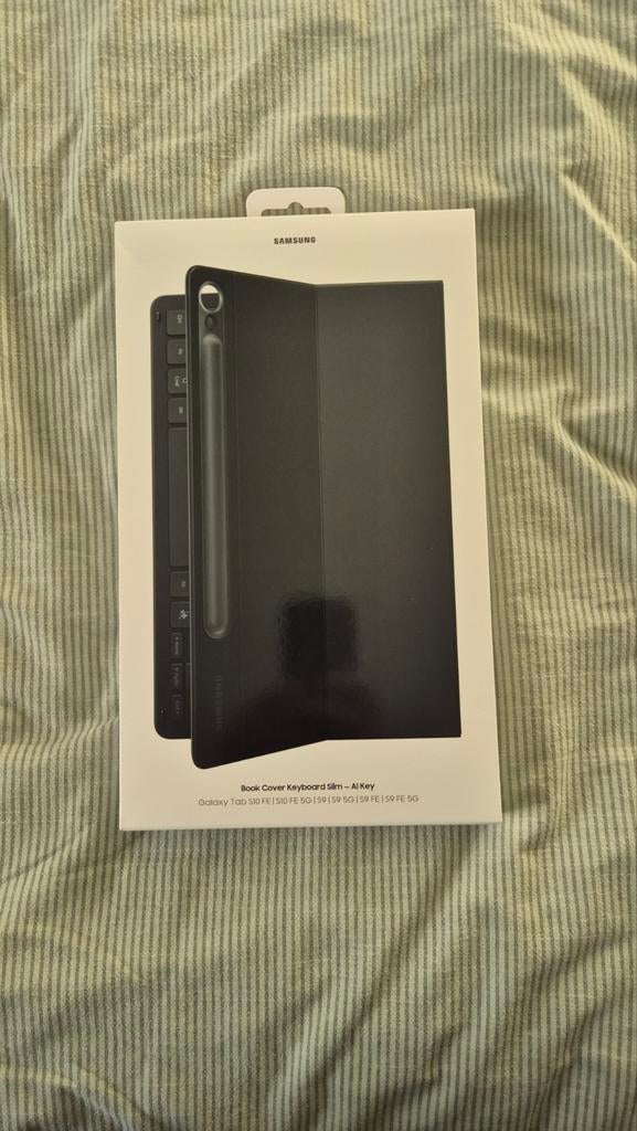 Nieuw Samsung Galaxy Tab Book Cover Keyboard Slim, Computers en Software, Tablet-hoezen, Ophalen, Nieuw, Bescherming voor- en achterkant