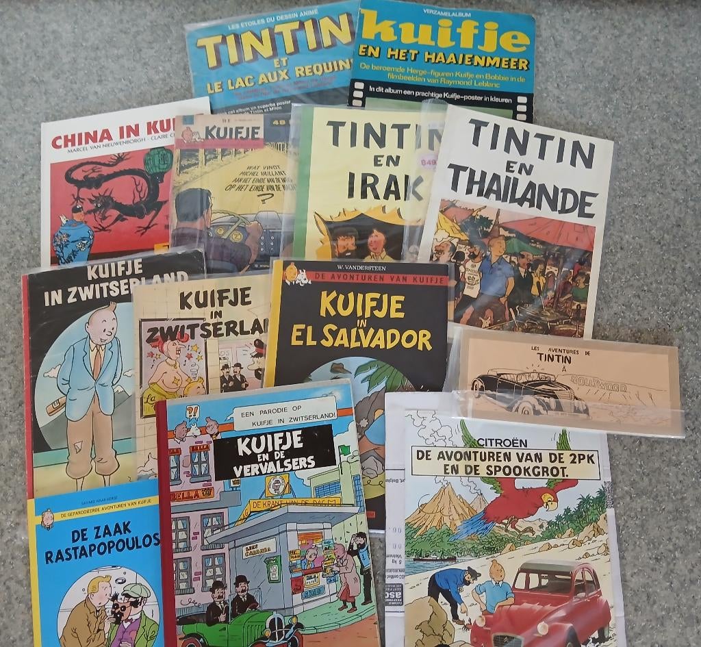 kuifje meerdere parodie albums, Ophalen of Verzenden