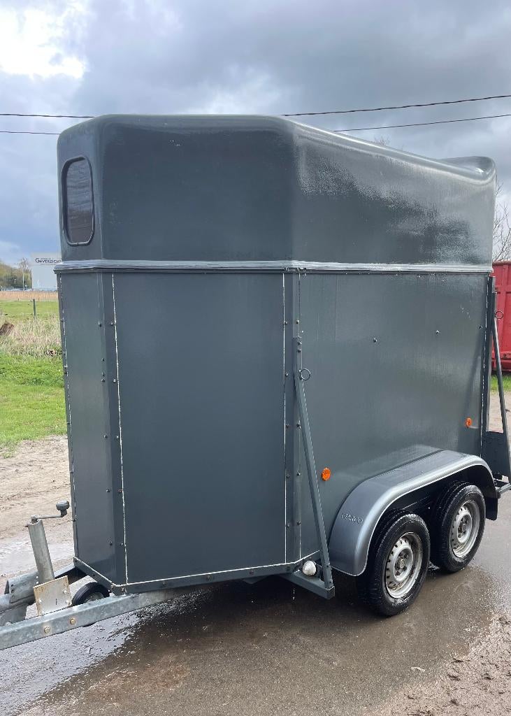 Paardentrailer, Dieren en Toebehoren, Paarden en Pony's | Trailers en Aanhangwagens, Ophalen, Gebruikt, Overige materialen, 1½-paards trailer