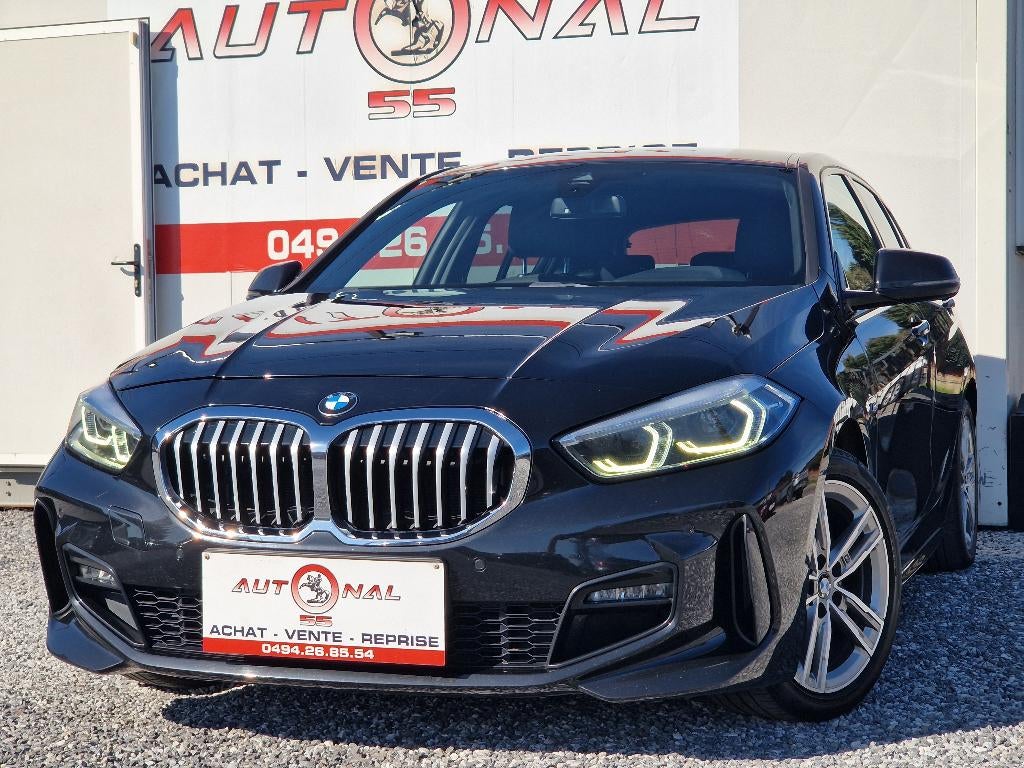 BMW 116 d PACK M SPORT*CARNET*XENON*GPS*LEER*CARPLAY*PDC, Auto's, BMW, 1 Reeks, Zwart, Leder, Bedrijf