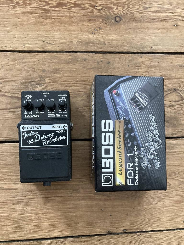 Boss FDR-1 Fender Deluxe Reverb Amp '65 stomp box, Muziek en Instrumenten, Ophalen of Verzenden, Zo goed als nieuw, Distortion, Overdrive of Fuzz