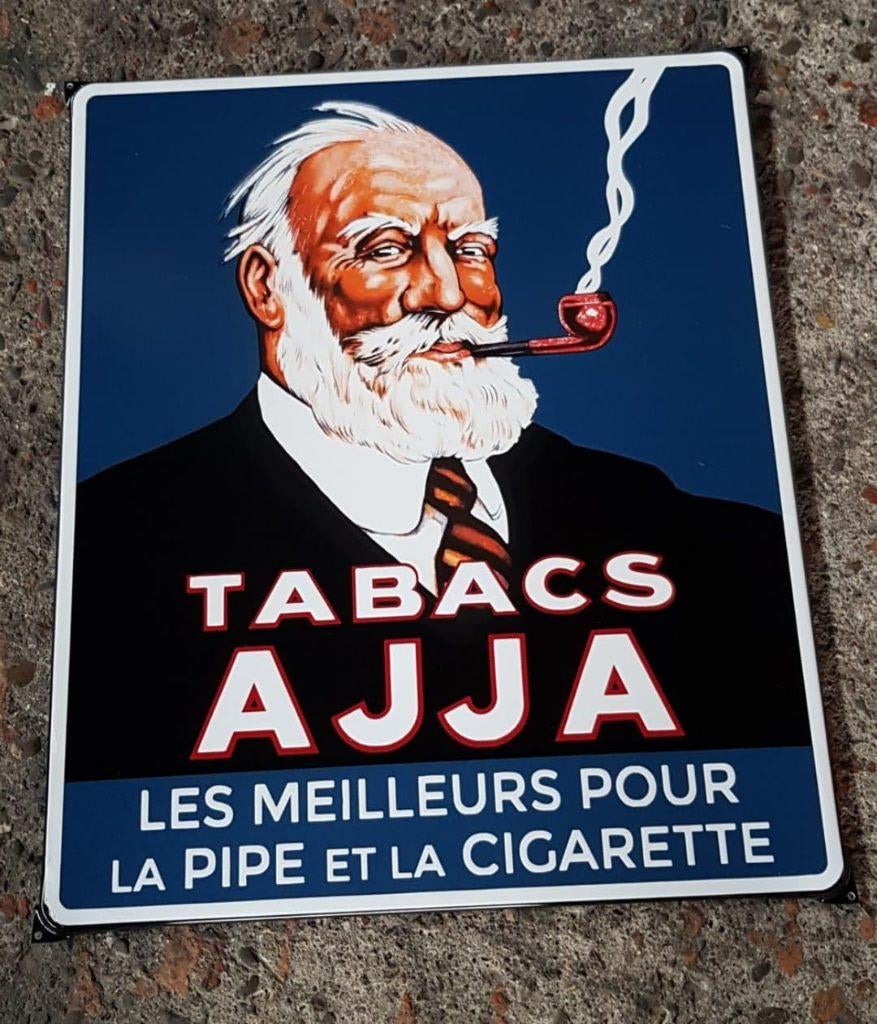 Ajja zwaar emaillen retro reclame bord veel andere borden, Verzamelen, Ophalen of Verzenden, Zo goed als nieuw, Reclamebord