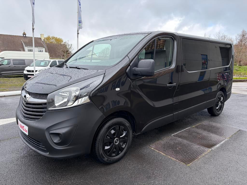 Opel Vivaro Dble Cabine*L2*1.6DCI*Airco*GPS*CruiseCo*1e eig., Auto's, Voorwielaandrijving, Stof, Euro 6, 1600 cc