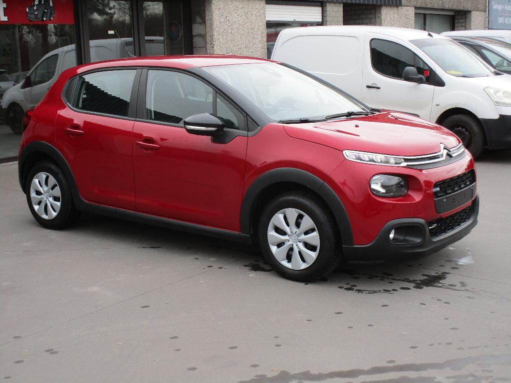 citroen c3 1.2 feel 10/2017 45500 km, Auto's, Citroën, Voorwielaandrijving, Parkeersensor, Stof, Euro 6