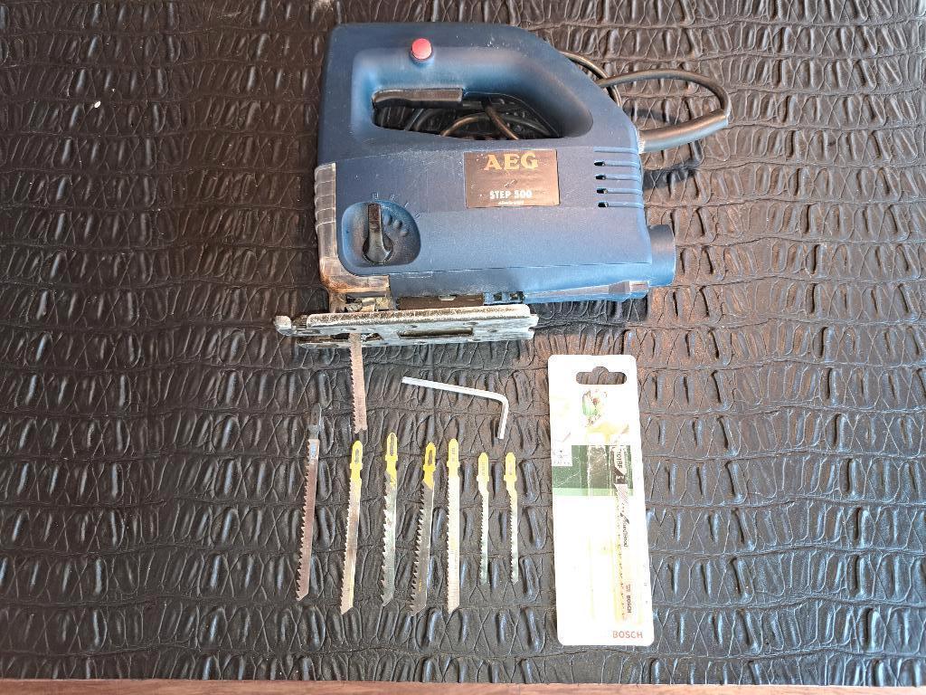 Scie sauteuse à mouvement pendulaire AEG STEP 500 Electronic, Enlèvement, Utilisé
