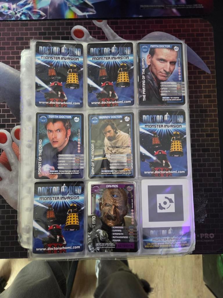 Doctor Who monster invasion trading cards, Ophalen of Verzenden