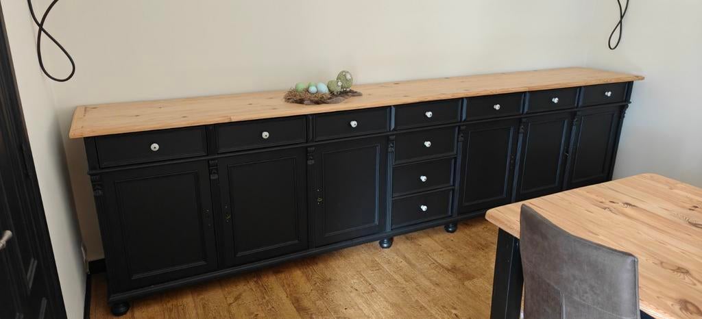 Buffet unique de 4 m, Enlèvement