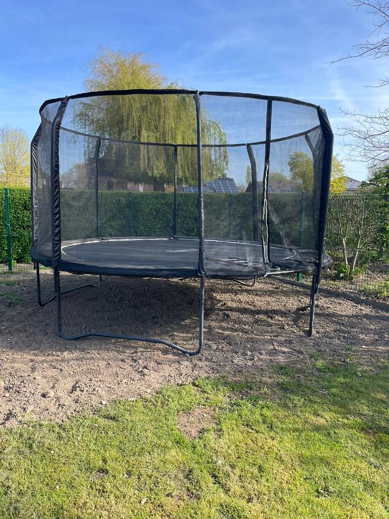 Trampoline Salta Zwart, Kinderen en Baby's, Speelgoed | Buiten | Trampolines, Ophalen, Gebruikt