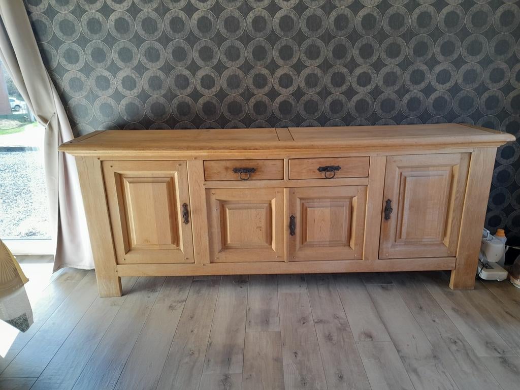 Eetkamer te koop in massief eikenhout, Antiek en Kunst, Ophalen