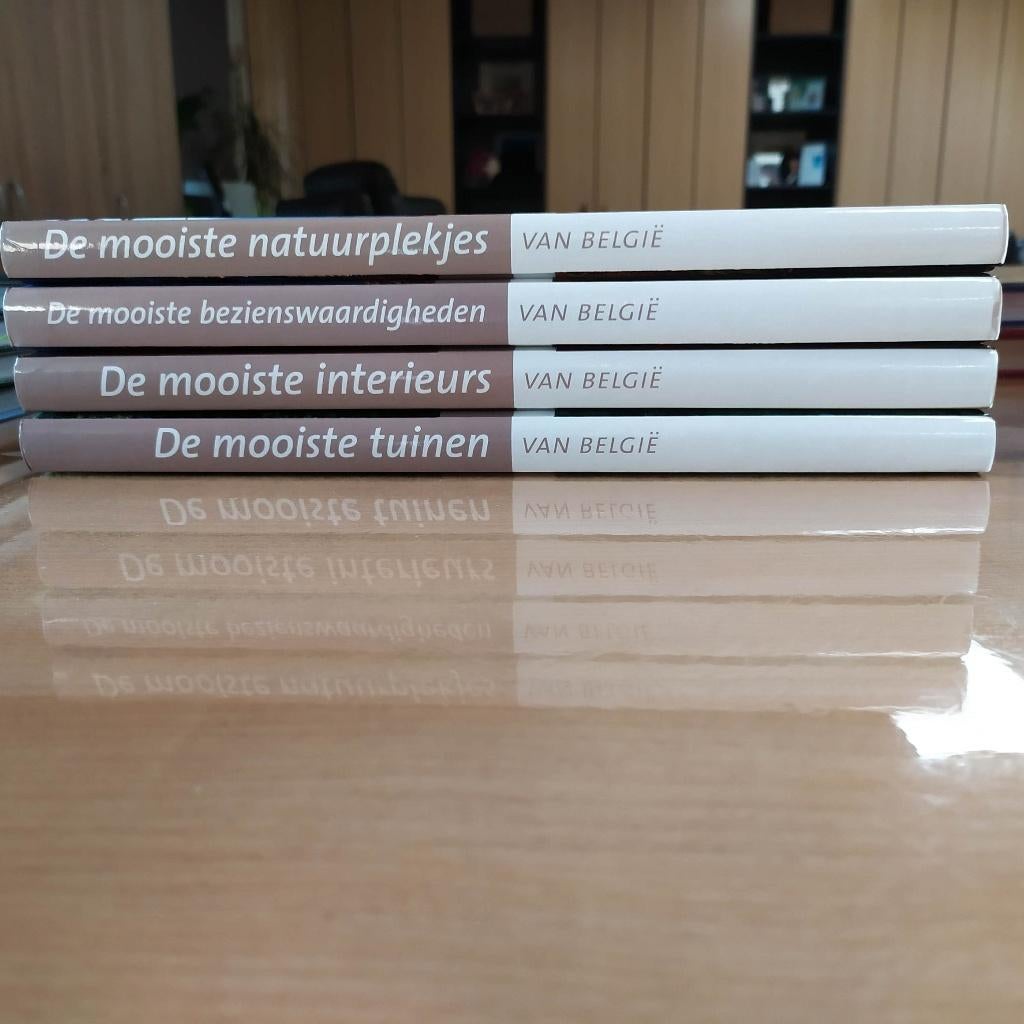 4 BOEKEN 'De mooiste ...van België', uitg. Lannoo, Ophalen of Verzenden, Nieuw, Diverse auteurs
