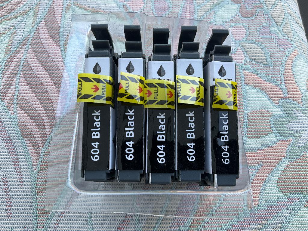 Inkt cartridge 604 voor Epson printer, 5 x zwart, Computers en Software, Printerbenodigdheden, Ophalen, Nieuw, Cartridge