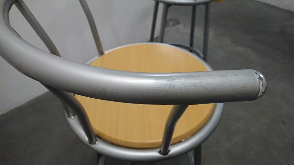 Chaises de bar, 90 cm ou plus, Avec repose-pieds, 2 tabourets, Enlèvement