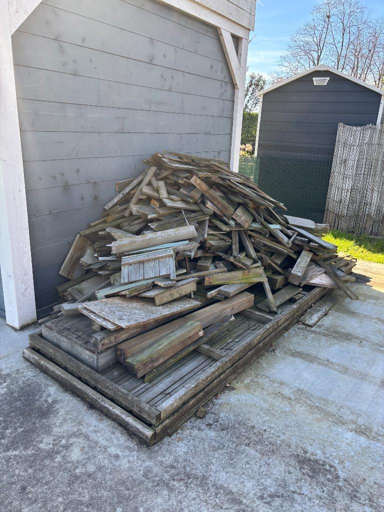 Hout, Doe-het-zelf en Bouw, Hout en Planken, Ophalen, Gebruikt, 25 tot 50 mm, Overige typen