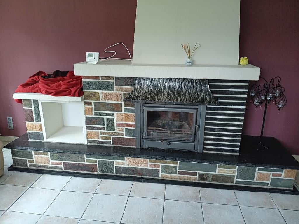 Gratis natuurstenen schouw zelf af te breken, Enlèvement