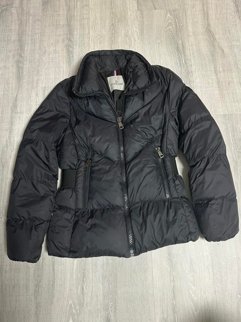 Veste/doudoune Moncler noire authentique très bon état, Kleding | Dames, Jassen | Winter, Ophalen of Verzenden, Zo goed als nieuw
