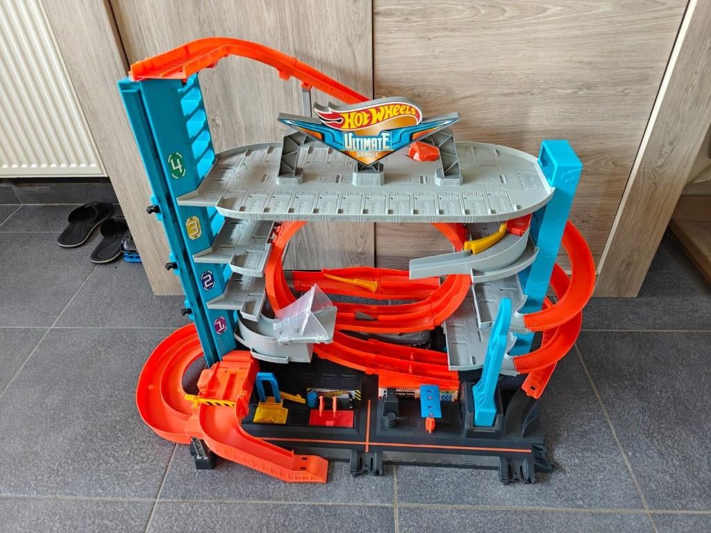 Hot Wheels City Ultimate garage, Kinderen en Baby's, Ophalen, Hot Wheels, Racebaan, Gebruikt