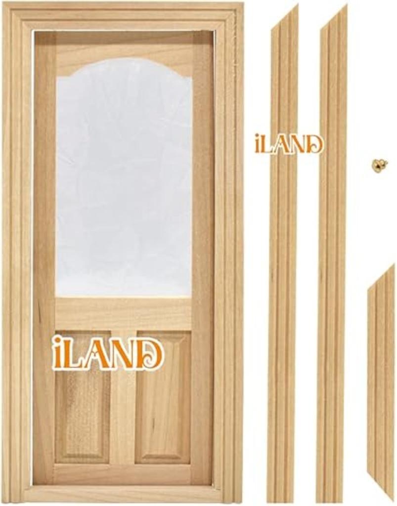 Accessoires pour maisons de poupées en bois - portes miniatu, Envoi, Neuf, Maison de poupées