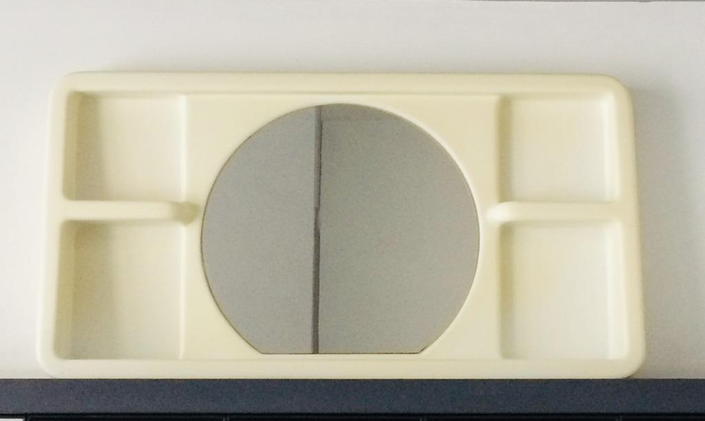 Étagère à miroir Meurop # Space Age # Vintage 70s, Enlèvement ou Envoi, Utilisé, Armoire à miroir
