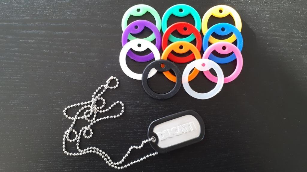 PROMO -50% - Dogtag naamplaatje moto Ducati, Ophalen of Verzenden, Nieuw
