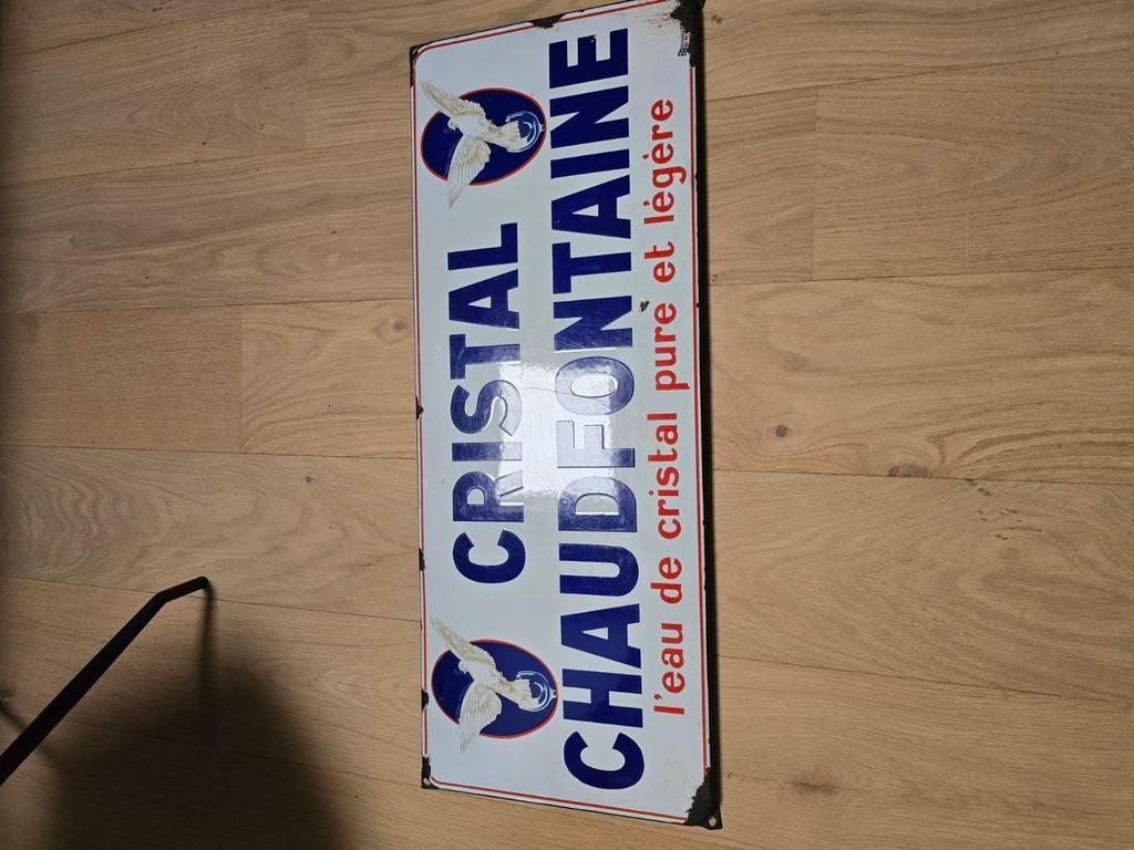 cristal chaudfontaine emaillé, Collections, Marques & Objets publicitaires, Enlèvement ou Envoi, Utilisé