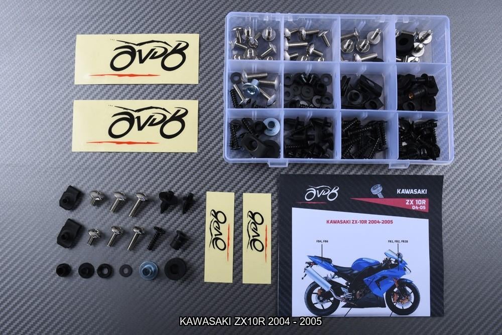 Kit visserie spécifique pour KAWASAKI ZX10R 2004 - 2005, Motos, Enlèvement ou Envoi, Neuf