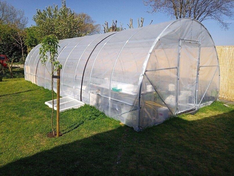 Tunnelserres kas  Folie 180 micron   nu 4 jaar UV Garantie !, Tuin en Terras, Ophalen of Verzenden, Folie, Nieuw, Overige materialen