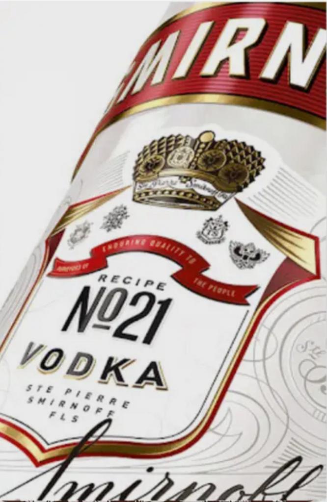 Panneau pub métal Smirnoff Vodka 2 - Mancave vintage rétro, Collections, Enlèvement ou Envoi, Neuf, Panneau publicitaire