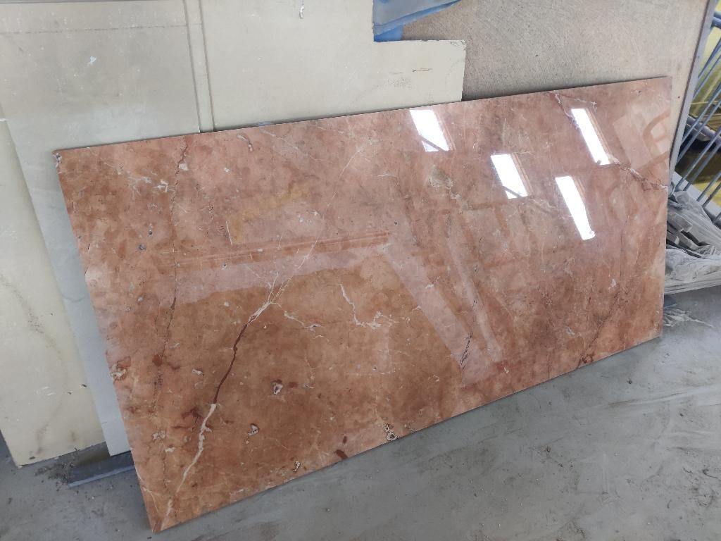 Marmer- Rojo Alicante- Plaat 2, Doe-het-zelf en Bouw, Hang- en Sluitwerk, Nieuw, Overige typen, Overige materialen, Ophalen