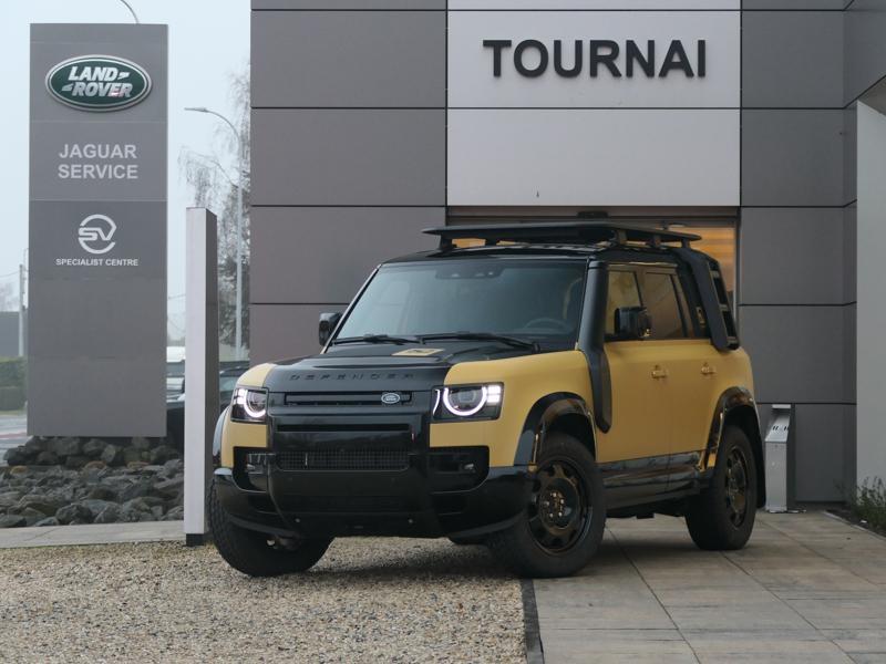 Land Rover Defender 110 D350 Trophy Edition - Deep Sandglow, Automaat, Zwart, Overige kleuren, USB