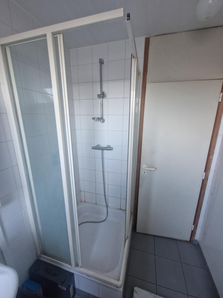 Bac + paroi de douche, Enlèvement, Utilisé, Avec douche