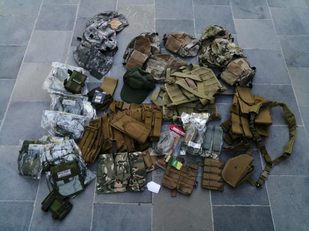 AIRSOFT - PAINTBALL - LOT DE 60 ACCESSOIRES, Enlèvement ou Envoi, Autres