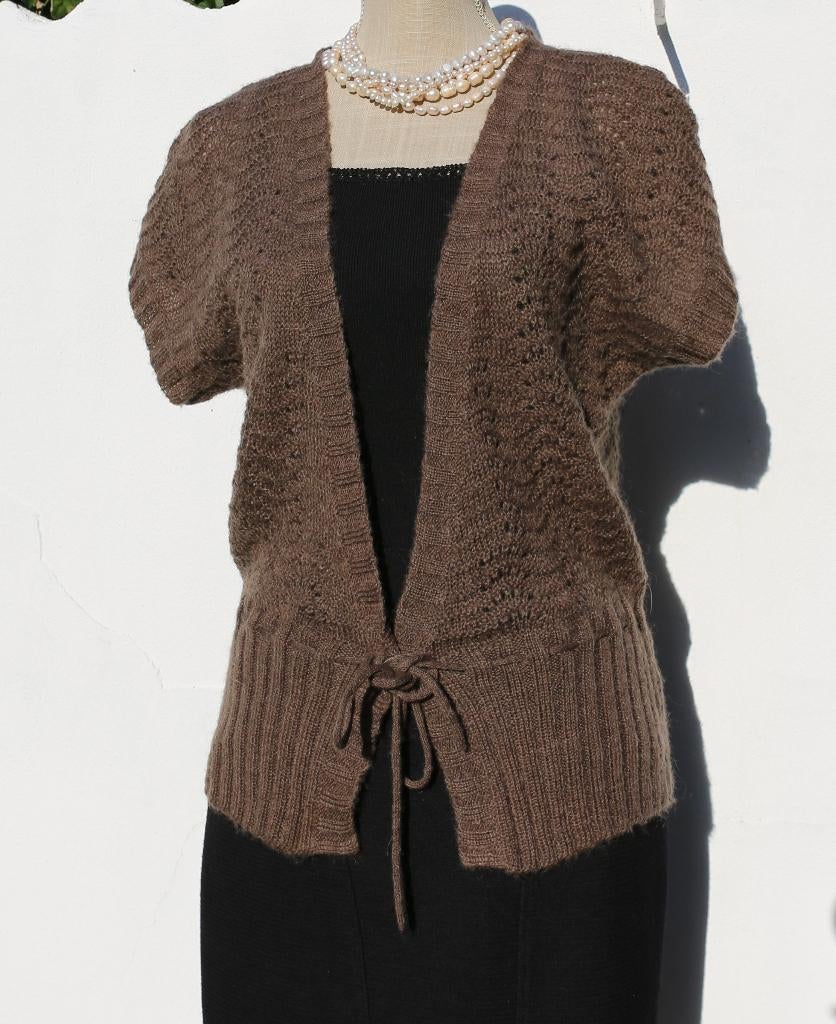 Cute Talking French M bruin vest, Maat 38/40 (M), Talking French, Bruin, Nieuw