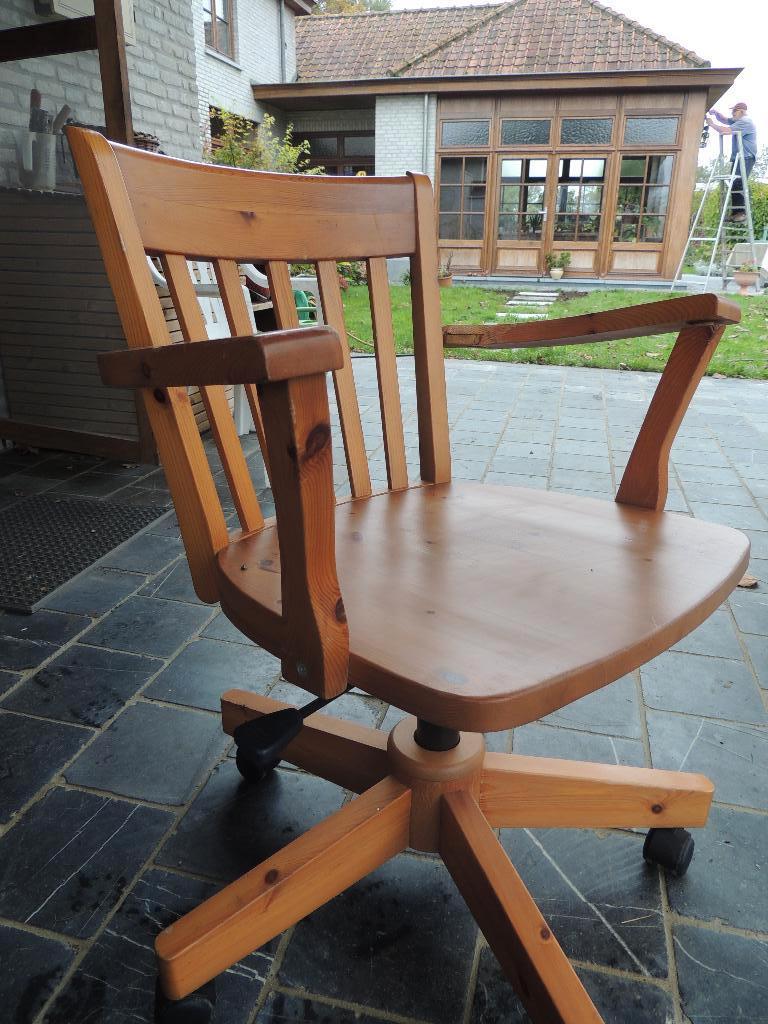 Ikea vintage bureelstoel Joel, Enlèvement, Utilisé, Beige, Chaise de bureau