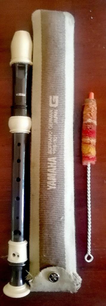 Blokfluit Yamaha YRS-301 Soprano in origineel stoffen etui, Verzenden, Zo goed als nieuw, Alt