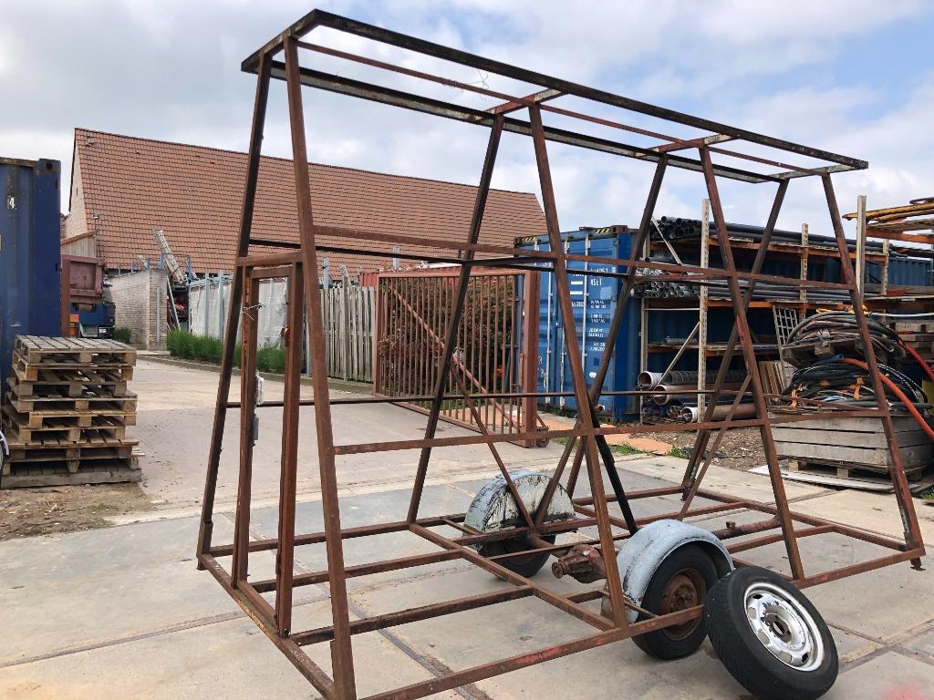 publi aanhanger voor spandoek of paneel 3.7 x 2.40, Ophalen of Verzenden, Gebruikt