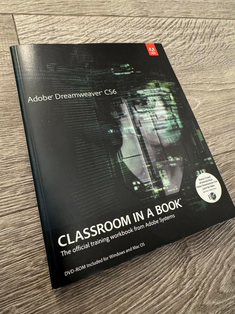 BOEK: Adobe Dreamweaver CS6 - Classroom in a book, Ophalen of Verzenden, Zo goed als nieuw, Software