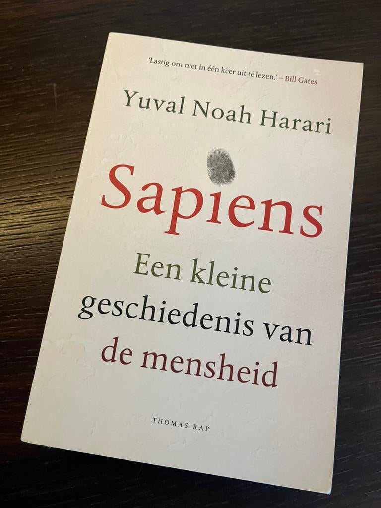 Sapiens. Een kleine geschiedenis van de mensheid., Enlèvement ou Envoi, Comme neuf
