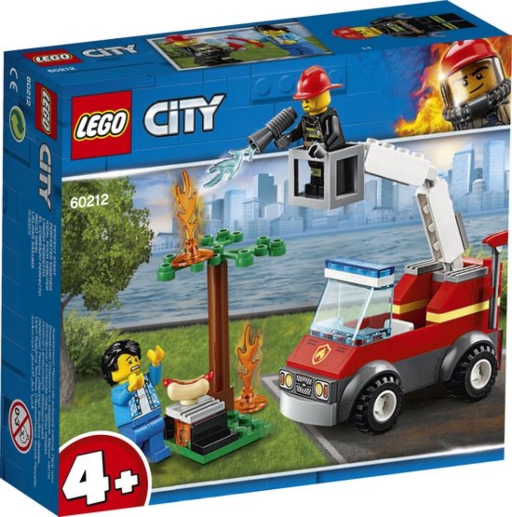 60212 LEGO City 4+ Barbecuebrand Blussen, Verzenden, Nieuw, Complete set, Lego