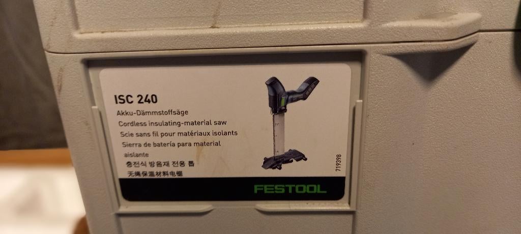 Isolatiezaag Festool 240 HPC, Ophalen, Zo goed als nieuw
