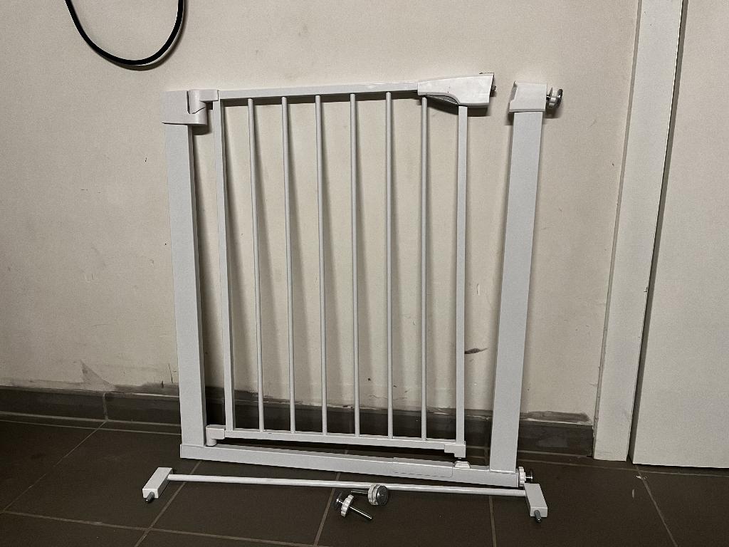 kinderhekje, Ophalen, Gebruikt, Aluminium, Klemhekje