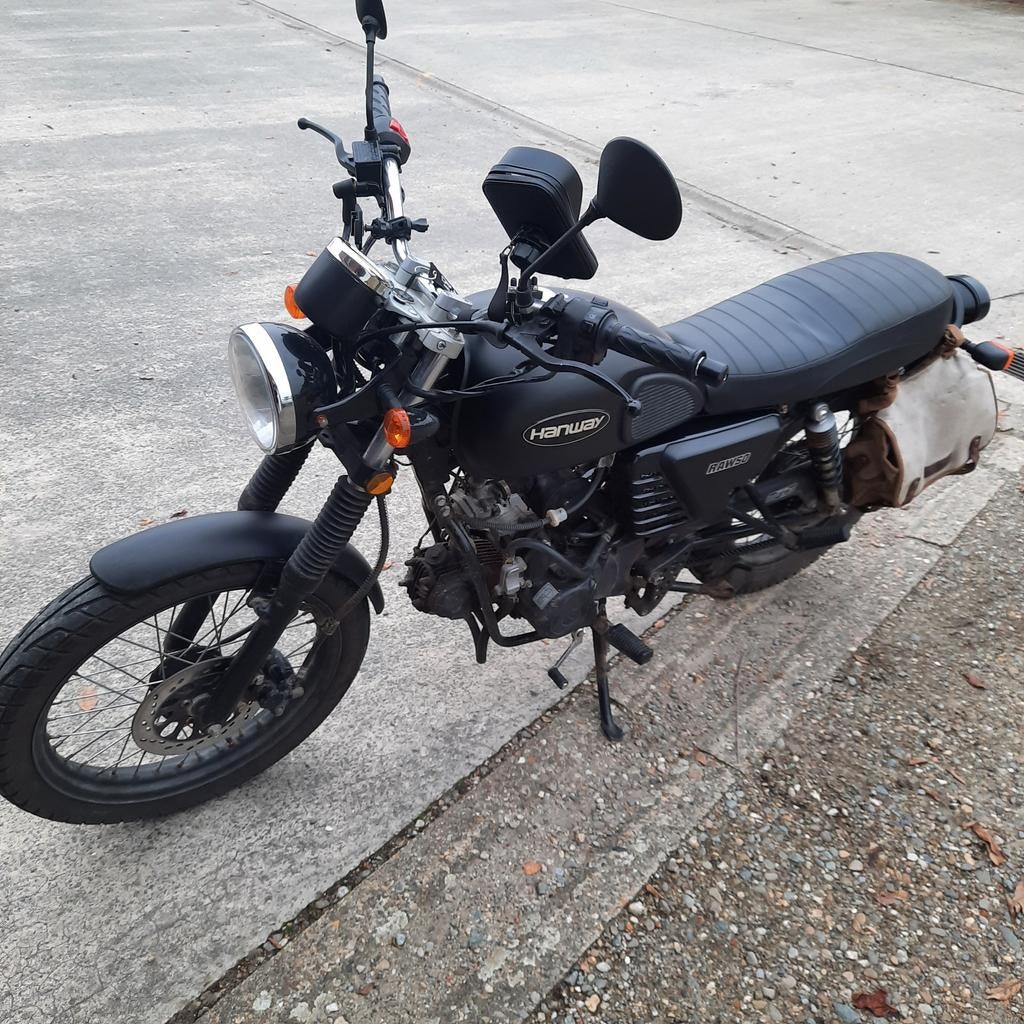 Hanway raw 50 caféracer, Ophalen, Gebruikt, Klasse B (45 km/u), Hanway