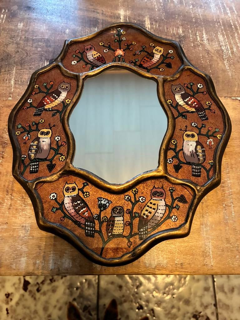 2 Petits miroirs style péruvien, Enlèvement, Comme neuf