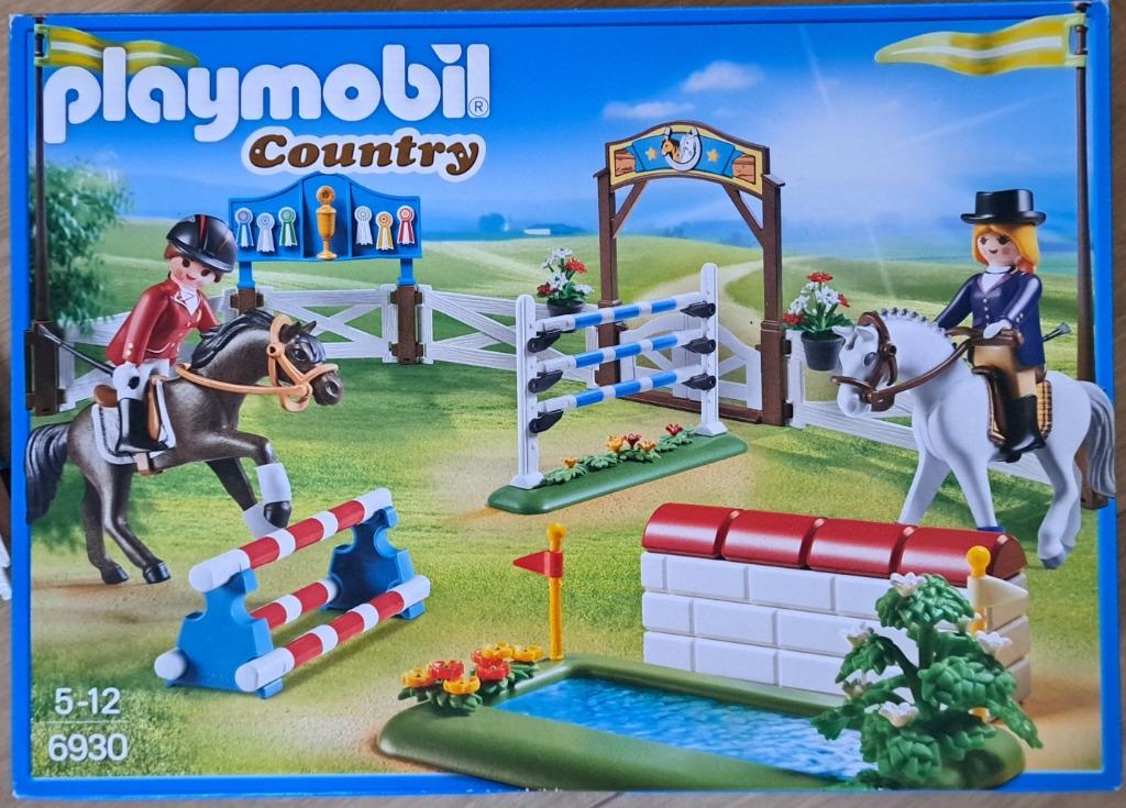 Playmobil country paardenwedstrijd 6930 met doos, Ophalen, Gebruikt, Complete set